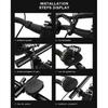 Bicycle Rest TT Handlebar Clip Aluminium Alloy Bike Rest Handlebar Aero Bars Handlebar Extension Triathlon Aerobars Tri Bars