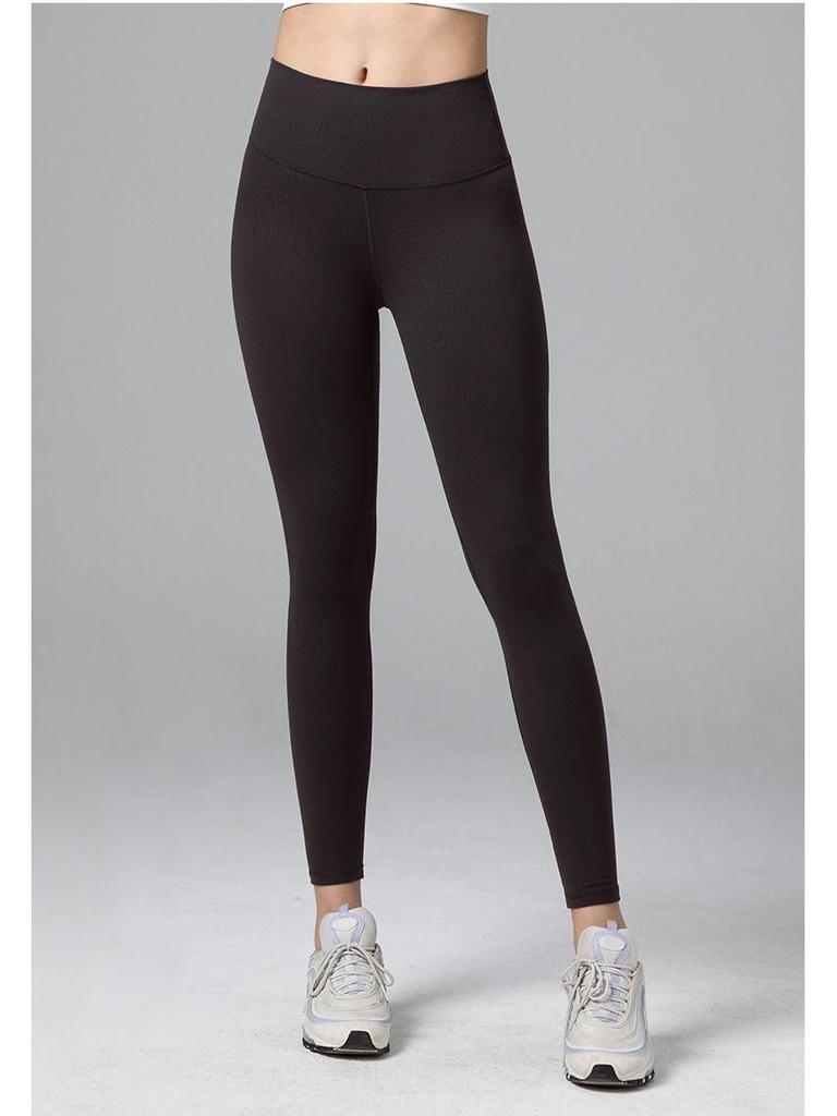 Women's Fleece-Lined High-Waist Yoga Pants - Warm, Soft, Hip-Lifting Fitness Leggings for Autumn/Winter.