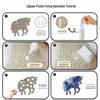 HOOLOOG Dream Unicorn Wooden Puzzle Toy - Original Brain-Teaser Educational Money Box