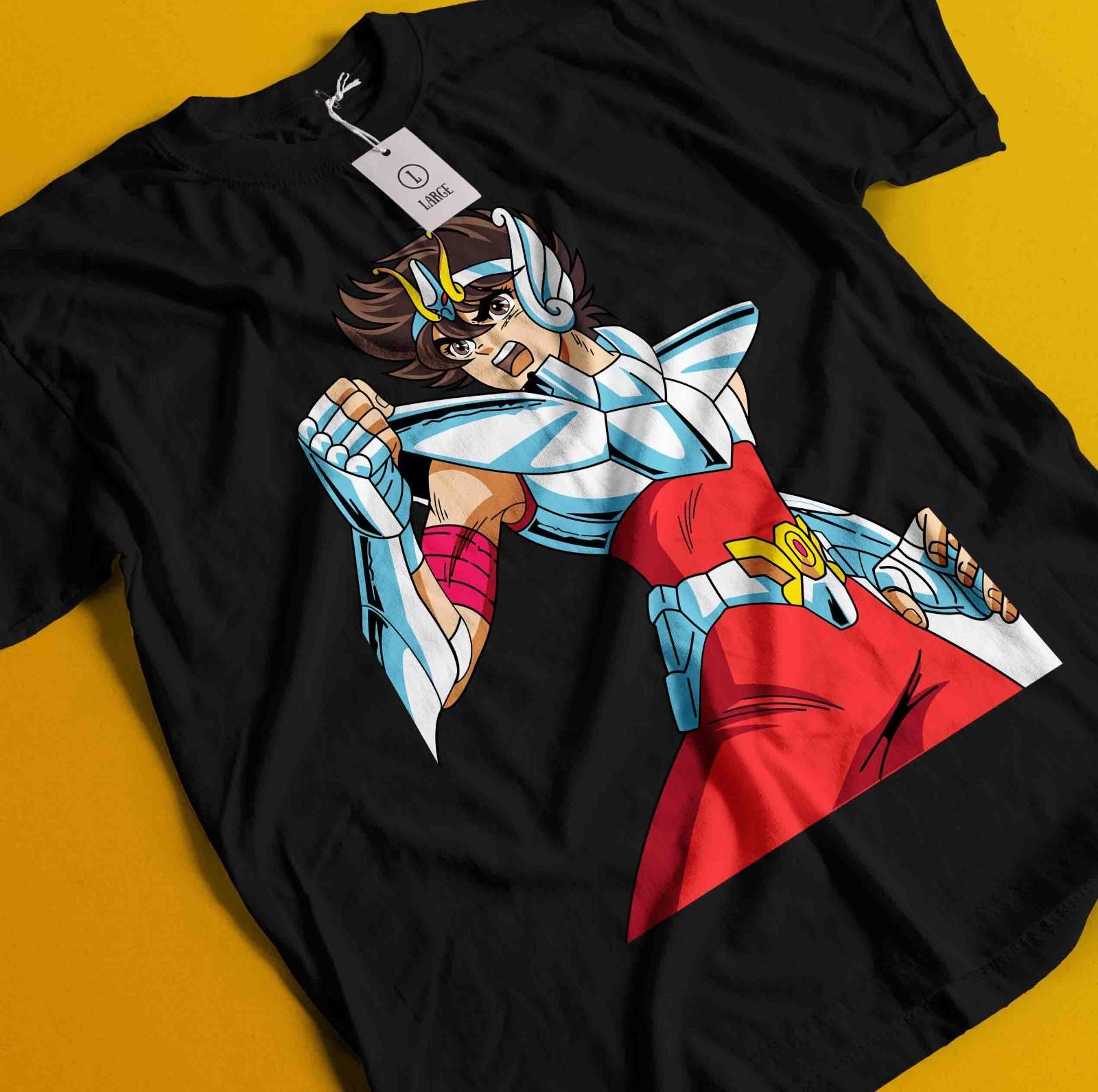 Saint Seiya Pegasus TShirt knights Of the Zodiac Anime Graphic Tee Unisex S