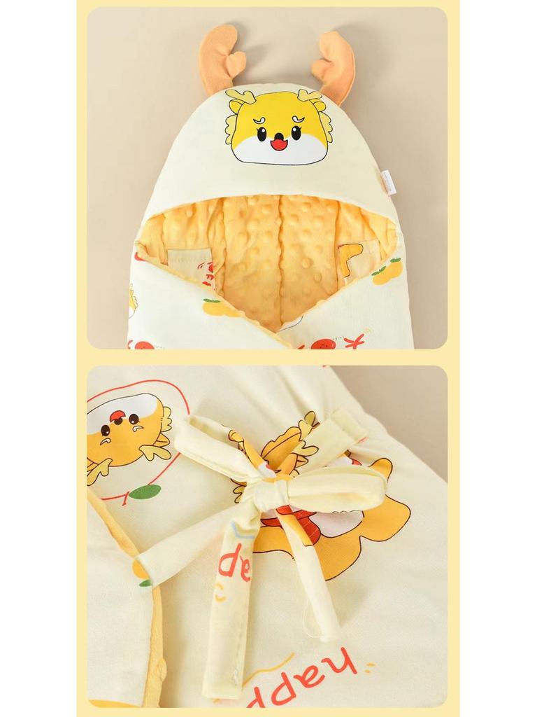 Kuschelige Baumwoll-Babyeinschlagdecke & Schlafsack
