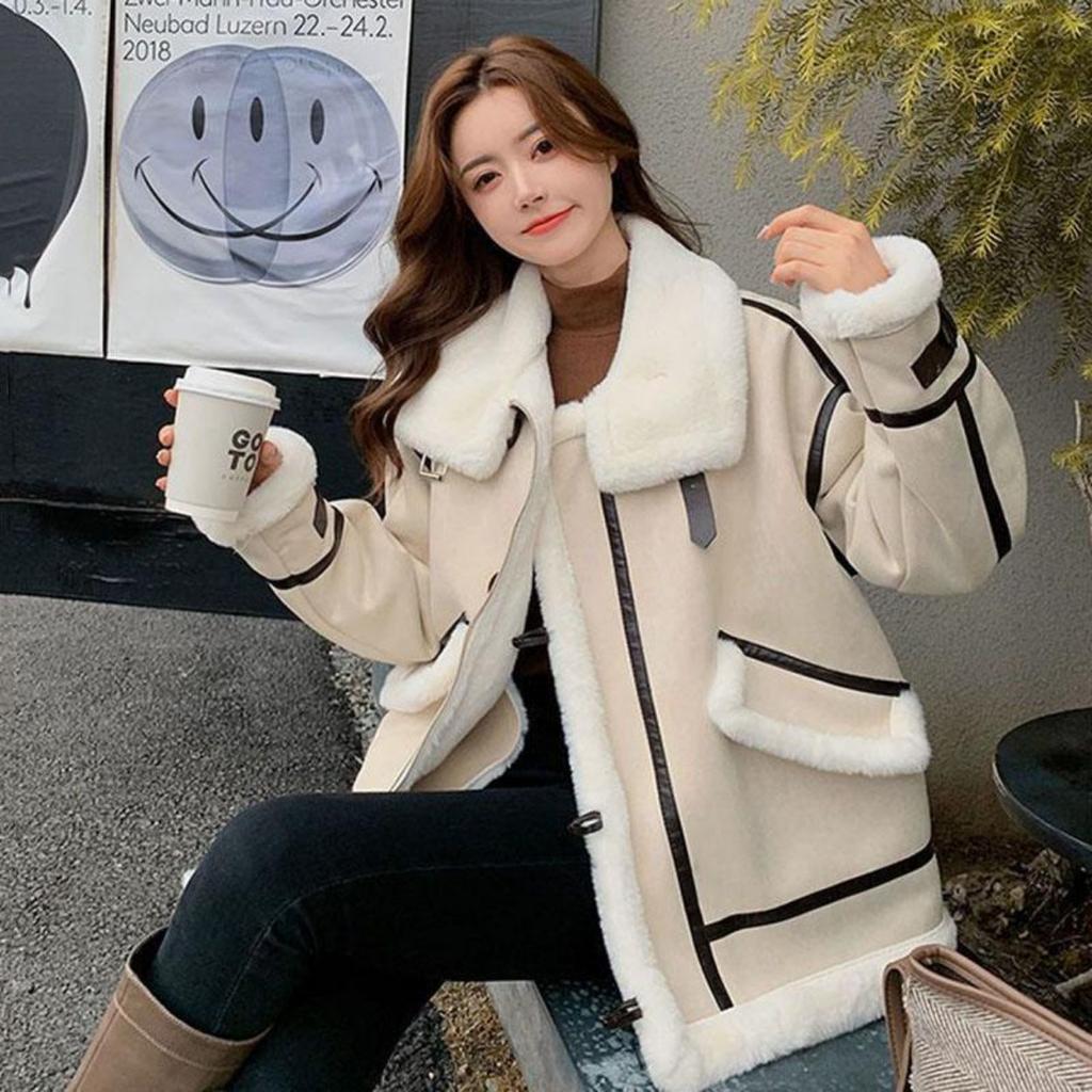 Warme Jacke für Damen, Herbst und Winter, bequeme, weiche, verdickte Jacke, schlanke, lässige, vielseitige Jacke