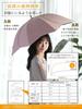 KIZAWA UV Light Long Umbrella with Petal Deep Full Light 50cm Bamboo Water Suitable for Sun and Heat Day Bamboo 50cm Ribs x Women's Parasol,