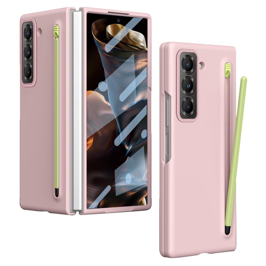 PC Phone Case for Samsung Galaxy Z Fold Special/Z Fold 6 Slim/W25 Mobile Cover with Tempered Glass Film and Stylus