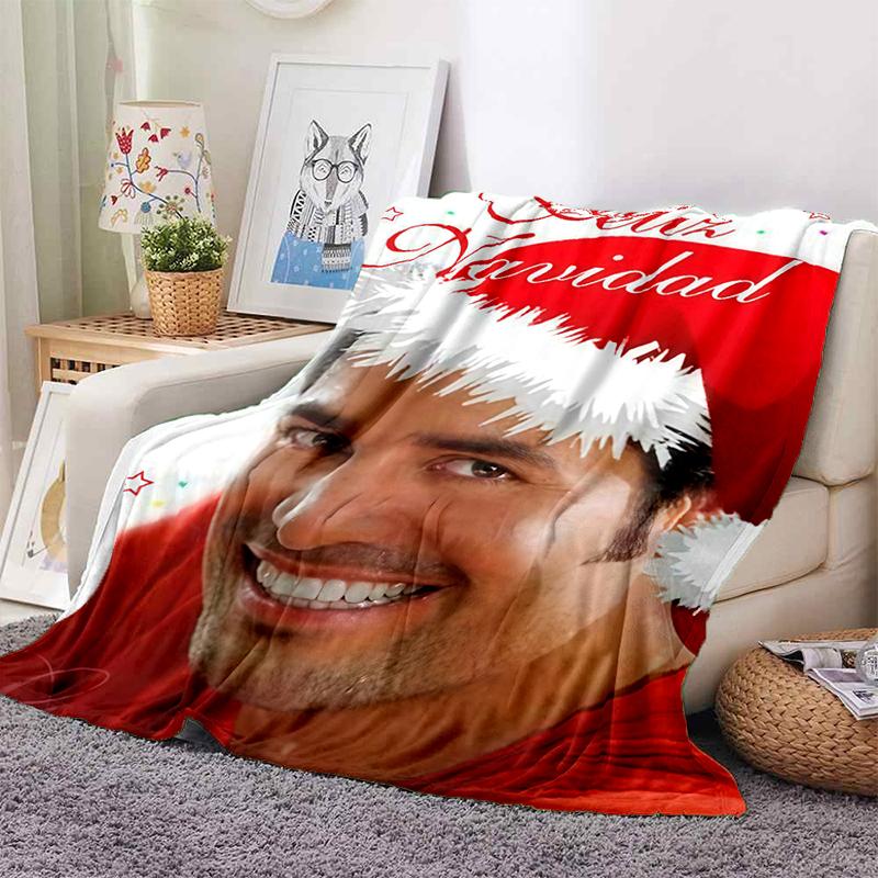 3D Print Chayanne Puerto Rican Latin Pop Gift Blanket,Soft Throw Blanket for Home Bedroom Bed Sofa Travel Picnic Cover Kids