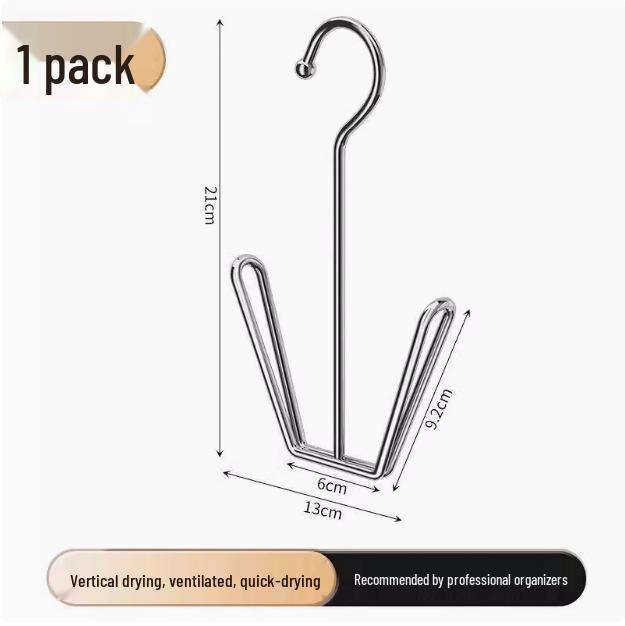 

Durable Multi-Functional Shoe Drying Rack with Hooks for Outdoor and Balcony Use