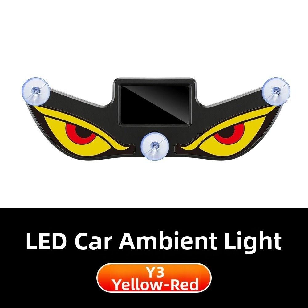 Blinking Moving Eyes Car Ambient Light Anti-Rear-End Light  Vehicle Modification
