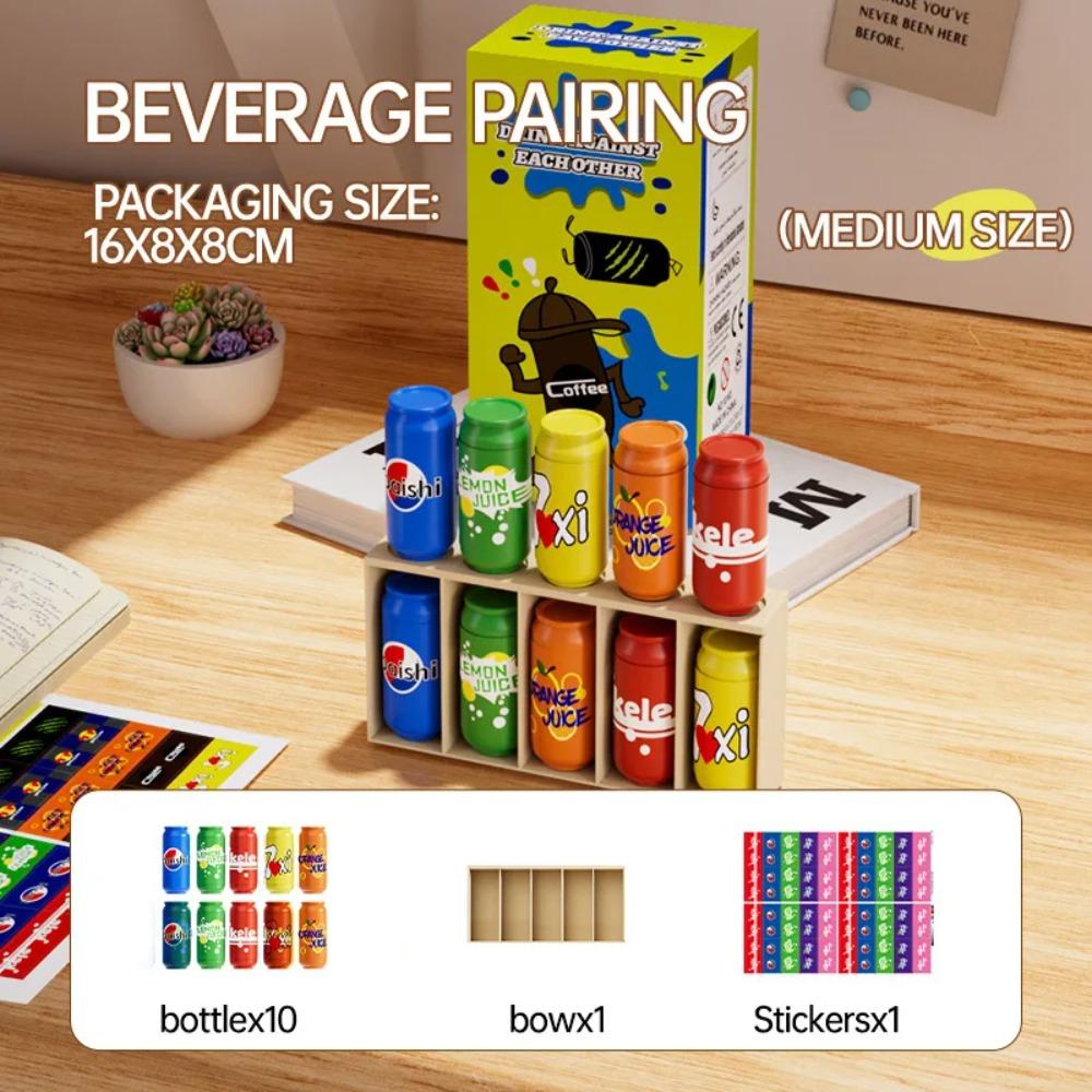 Can You Match the Cans? It's so Fun You Can'T Stop! a Must-Play at Friend Gatherings! It's Time to Test Your Teamwork! Suitable for Christmas, Chinese