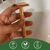 Rose Gold Razor Classic Double Edge Safety Razor for Mens Shaving& Womens Hair Removal Shaving Blades Manual Shaver