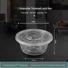 Disposable Round Transparent Food Containers
