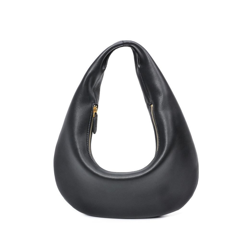 Crescent Bag Advanced Sense Hand Bag Retro Handbag Light Luxury Half Month Bag Simple Shoulder Underarm Bag