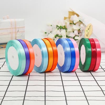 2 Rolls Gift Wrapping Elegant Ribbon Bow DIY Crafts Making Candy Box Ribbon