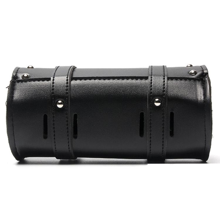 Vintage Leather Motorcycle Saddlebag Fork Bag Waterproof Motorcycle Tool Bag