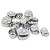 5Pcs Dental Crowns Preformed Metal Crown Stainless Steel Temporary Crowns Dentistry Orthodontic Material Therapy Tools