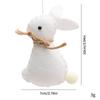 Felt Easter Rabbit Ornaments Cartoon Bunny Craft Decor With Ropes Spring Bunny Party DIY Tree Hanging Decorations