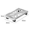 Universal Adjustable CPU Holder Mobile Scalable CPU Stand with Caster Wheels CPU Tower Holder Home/Gaming/Office