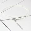 Halskette Choker Seil Handarbeit Polyester Mode Armband Perlenkordel DIY Basteln Anhänger Schnur Kette Schmuck