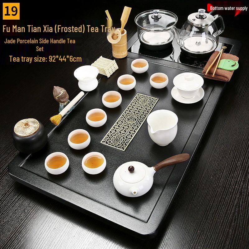 Jiakangming Automatic Tea Set with Integrated Water Boiler