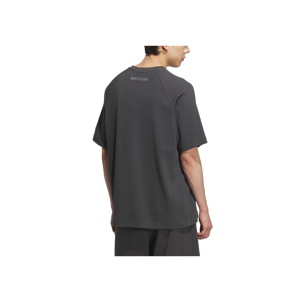 adidas Gfx Loose Fit Letter Casual Short Sleeve T-Shirt Men Tops Solid-Gray KF0128