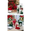 Decorative Resin Reindeer Set for Holiday Tabletop and Home Seasonal Deer Ornaments To Add Seasonal Warmth and Charm