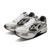 Mizuno Speed 2K Retro Sport Komfortabel Atmungsaktiv Vielseitig Niedrig geschnitten Laufschuhe Unisex Sneaker Schwarz Silber D1GH252904