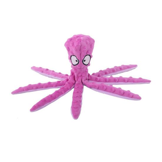 Plush Octopus Dog Chew Toy Small Medium Large Dog Cat Squeaky Stuffed Octopus Doll Indoor Outdoor Stress Relief Interactive Teething Toy Pet Supplies