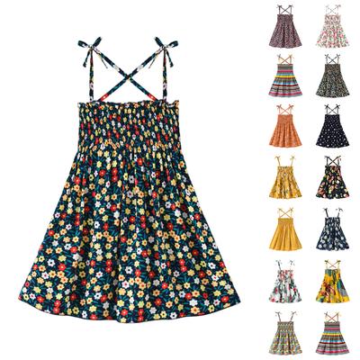 Ärmelloses Blumenkleid für Kinder - Süße Modekleider