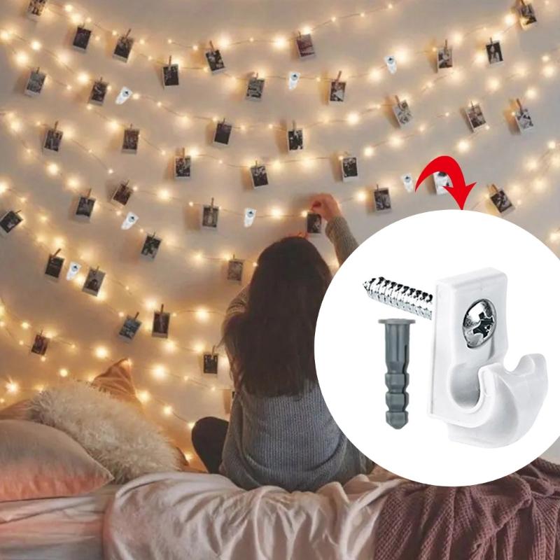 20pcs Screw In Ceiling Hooks Heavy Duty Hooks Light Hanger Hook for Secure Mounting Of Hanging Lamp  & Plant Holders