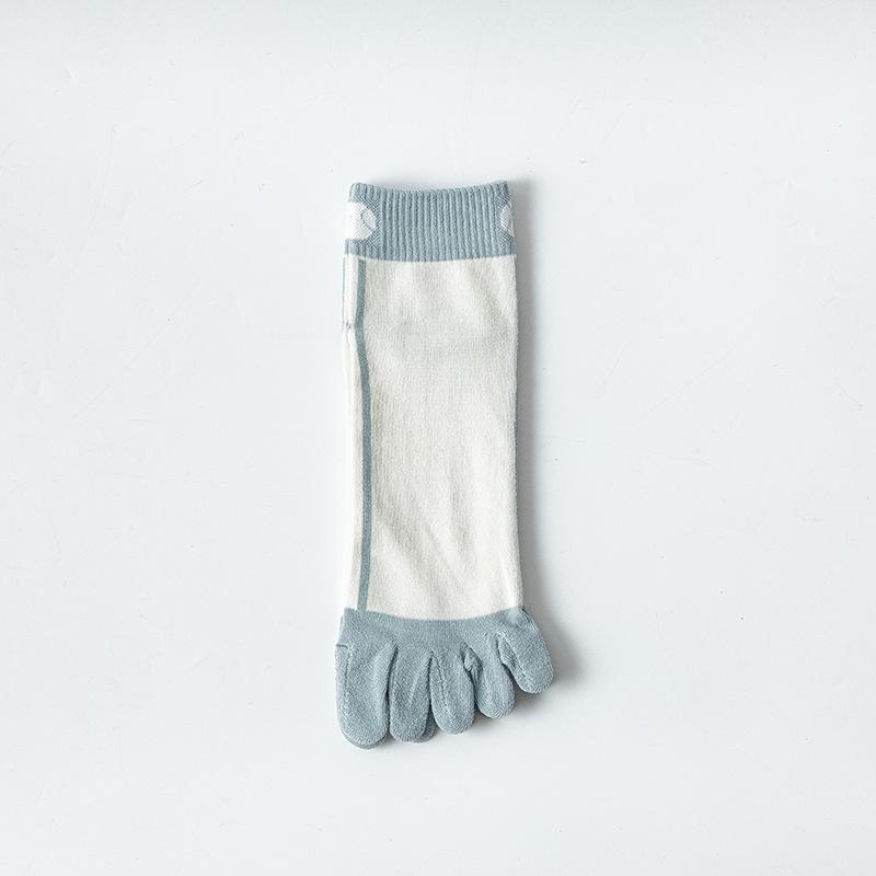 Women's Short Five-finger Socks, Cotton Socks, Odor-proof, Athlete's Foot, Sweat-absorbing, Summer Breathable, Thin and Cute Mid-calf Socks