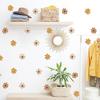 6Pcs Daisy Wall Stickers Self-Adhesive Vinyl Wall Decals Waterproof And Removable Boho Floral