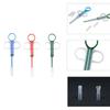 2 Piece Portable Pet Medication Device Soft Silicone Feeder Accurate Dosing System For Travel Friendly Use