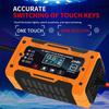 Intelligent 12V Pulse Repair Battery Charger with Screen Display for Motorcycle and Car