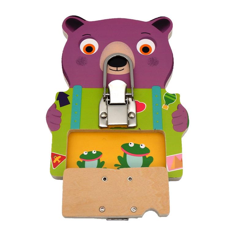 Montessori Unlocking Toy Children's Busy Board DIY Unlocking Self-Care Ability Preschool Learning Children Sensory Education Toy