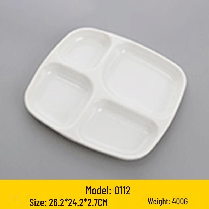 Melamine Divided Meal Trays for Schools