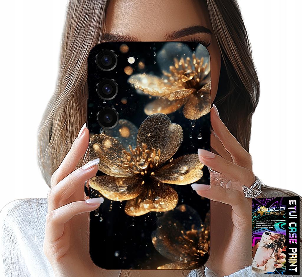 Etui Do Samsung Galaxy S23 - Piękne Wzory Kwiatów, Plecki, Futerał