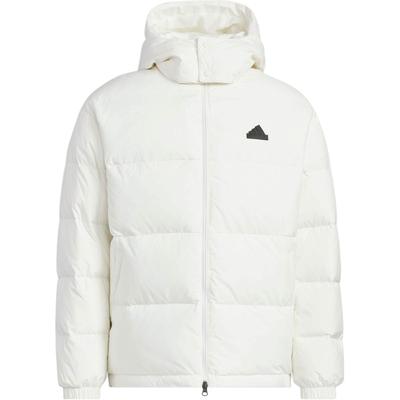 adidas Puffy Daunenjacke mit Kapuze Warm Bequem Unisex Jacke Han-Jade-Weiß JW1649