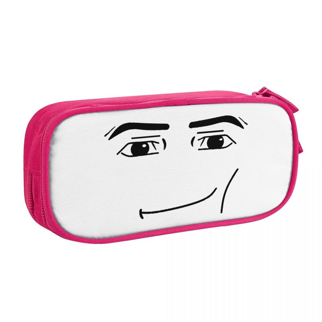 Anime Robot-Robloxed Face Pencil Cases Pencil Pouch Pen Box for Girl Boy Large Storage Bags School Supplies Zipper Stationery