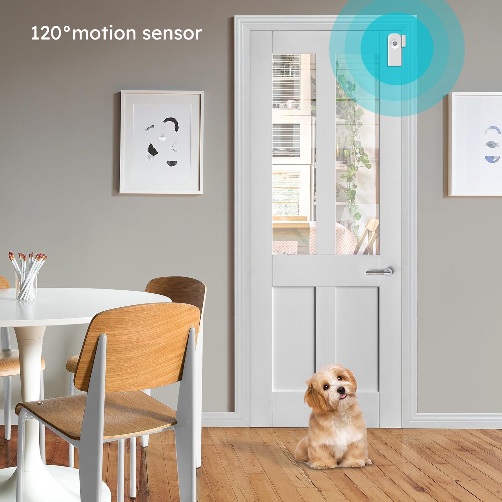 

WiFi Door Window Senor with PIR Motion Sensor Support APP Notifications Status Records Home Device NaIntelligence Linkage for Home Alarm System