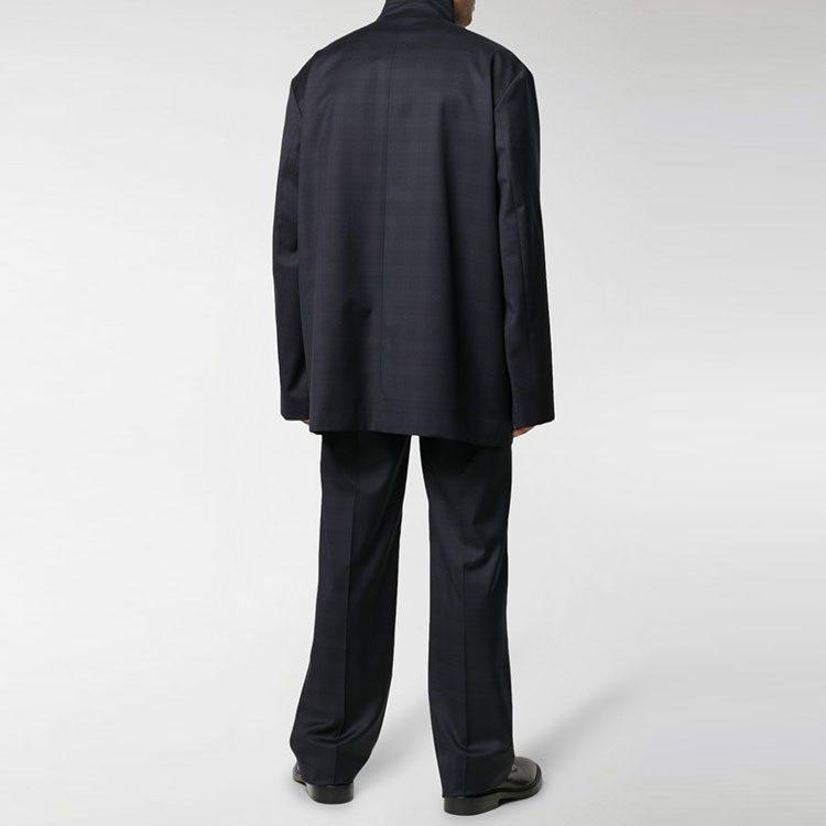 Balenciaga FW21 Coat Men's Dark Blue 601167TGT014100