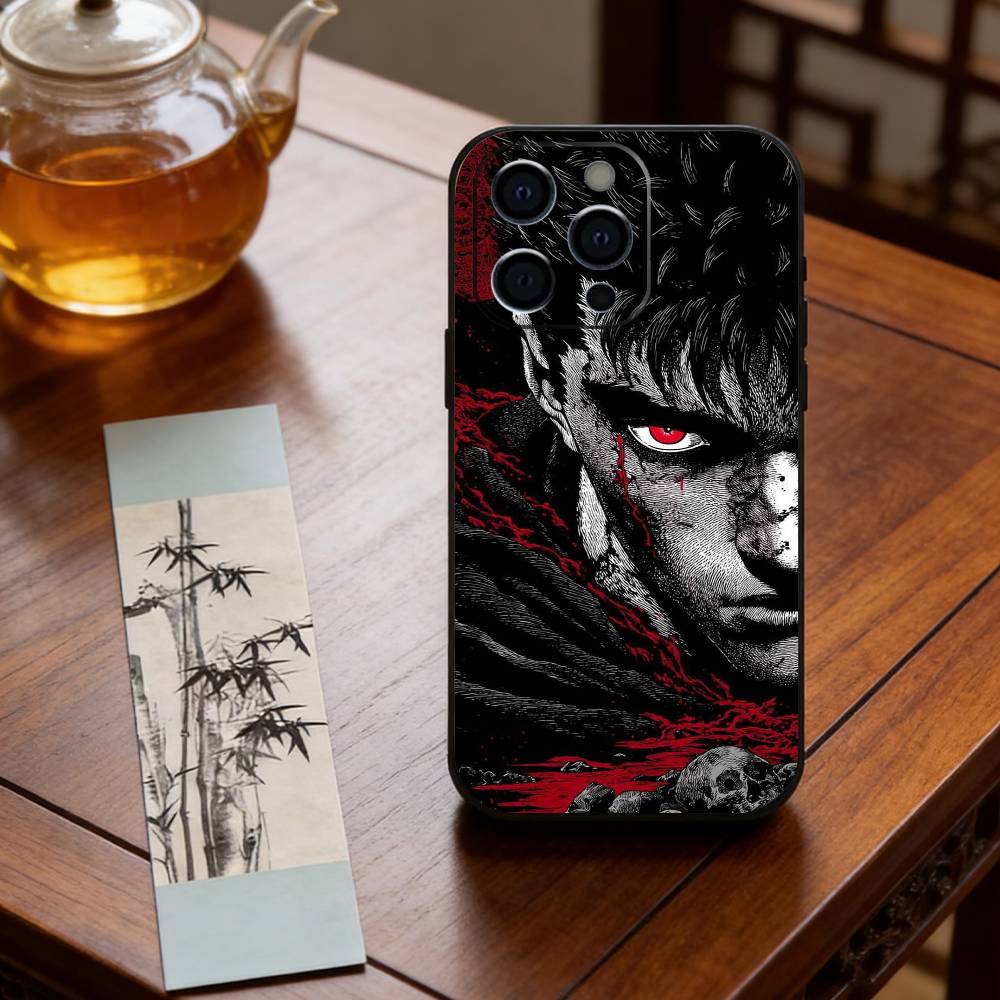 Anime B-Berserk Phone Case Silicone Soft For IPhone 17 16 15 14 13 12 11 X XR Plus Pro Max Plus