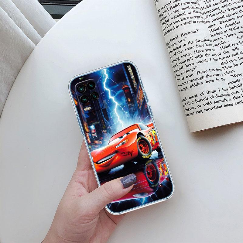 Cars Lightning McQueen Transparent Phone Case for Samsung Galaxy A04 A04S A14 A23 A34 A54 M23 M33 M52 M53