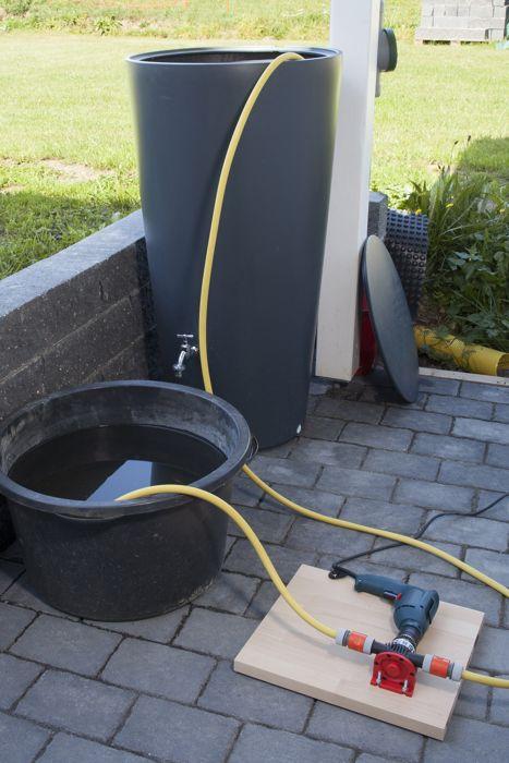 Wolfcraft - Kunststoffgehäusepumpe für Bohrmaschine - Leistung 3000 l/h - Art.-Nr.. 2207000