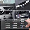 Für BMW Auto Innenaufkleber Mittelkonsole Aufkleber Emblem Abzeichen Logo Aufkleber Für BMW 50. M E46 E39 E38 E90 E60 F10 F30 Z3 X1 X