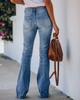 Spring and Autumn New Loose Casual All-match Simple and Slim Denim Straight Pants Women's Clothing