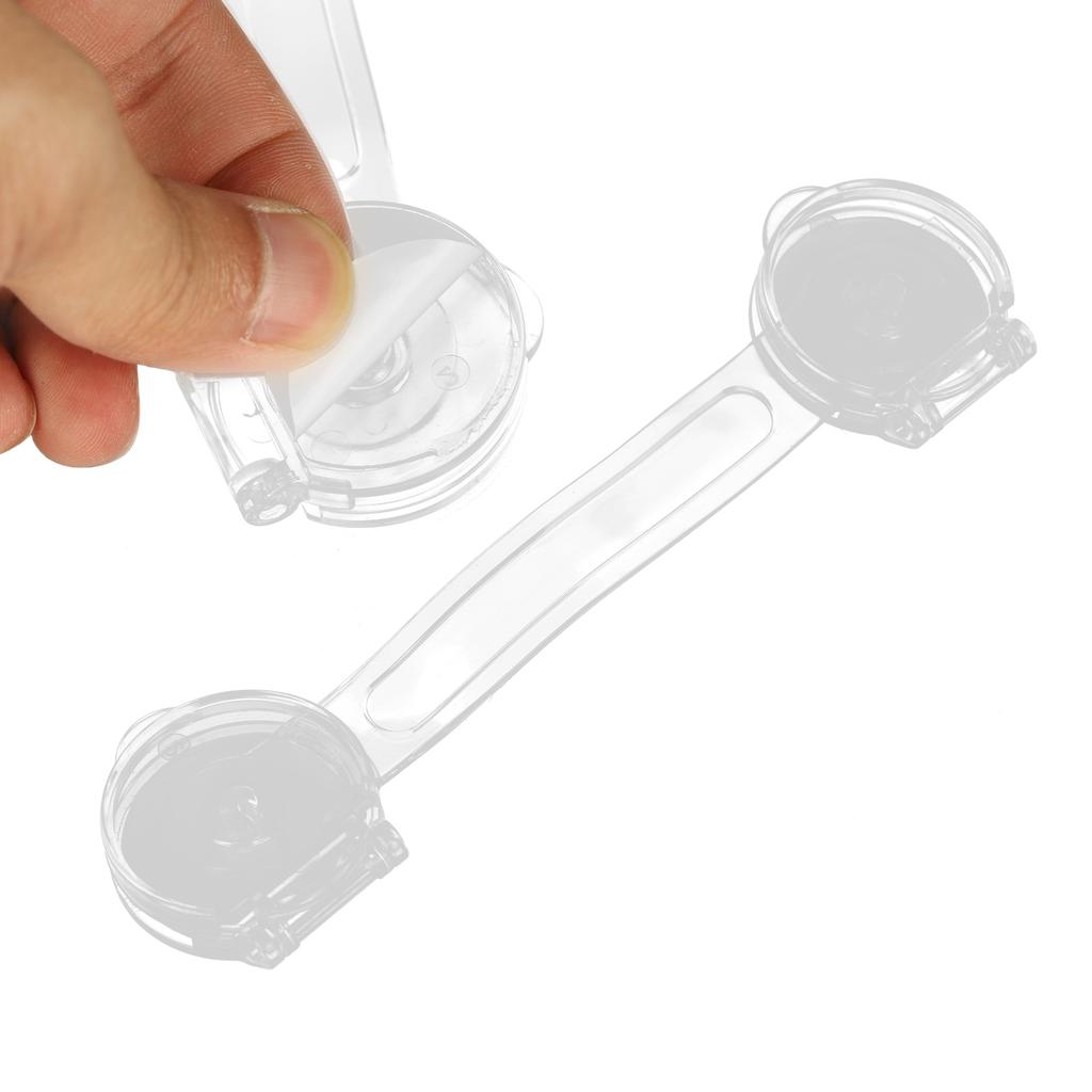 Child Safety Strap Lock Transparent Safety Cupboard Drawer Refrigerator Strap Locks