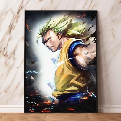 Dragon Ball Leinwand Kunst Wandgemälde Dekoration Gemälde Kinder Action Charaktere Freund Geschenk