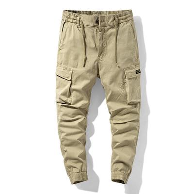 Salopette multi-bag Pantaloni casual da uomo primaverili e autunnali Pantaloni corti dritti semplici