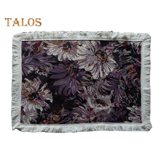 Tischset mit Quaste, pastoralem Stil, Blumen-Ölgemälde, ästhetische runde Form, Partys, Hochzeiten, Bankette, Tischdekoration, Abendessen-Matte