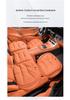 Breathable Nappa Leather Car Seat Cushion for Hongqi Models (H5, H7, H6, E-H9, HS7, HS5, EQM5, HS3) - All Seasons Universal Fit