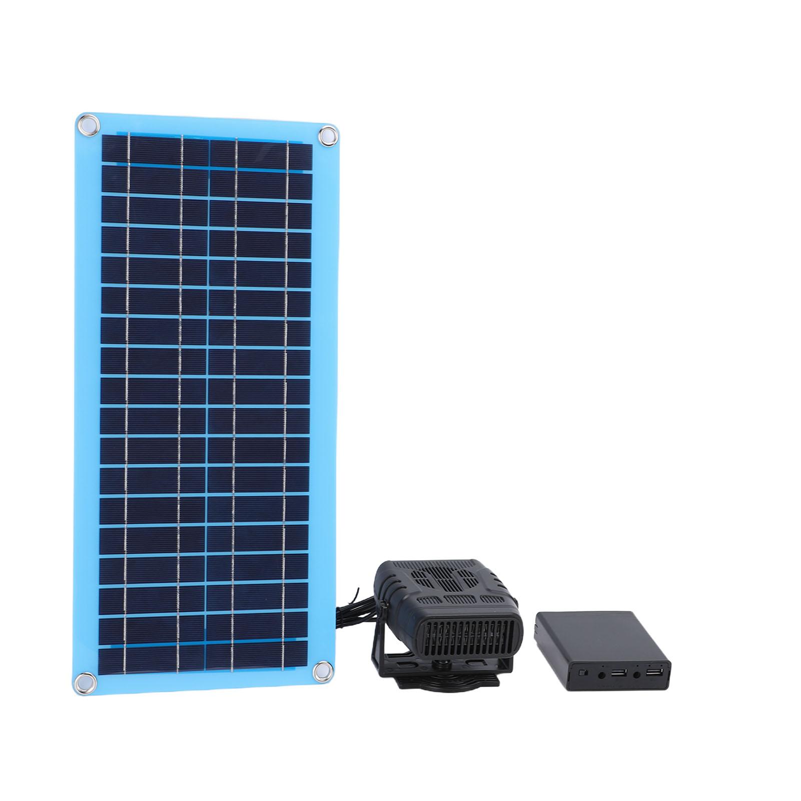 

Solar Heater with Monocrystalline Solar Panel 30w Adjustable Solar Powered Heater for Pet House Car